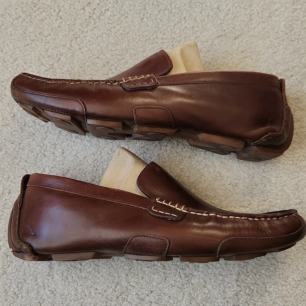 NAUTICA Mens Brown Driving Loafers Shoe Size 11.5